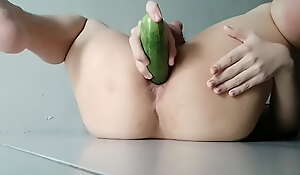 Having a really in agreement time with Mr  Cucumber till I cum