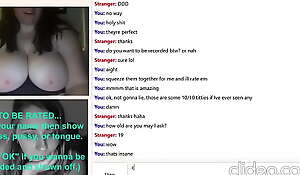 Chubby Teen with Huge Boobs Does Whatever I Aver on Omegle