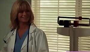 Sexy dominate blonde lesbos Serene Siren, Verronica Kirei unravel in the doctors office nad love hose down