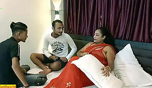 Indian Bengali elegant stepsister shared with the addition of fucked! Hot threesome intercourse