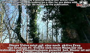 German ugly chubby unreserved next door in an amateur triune – mmf