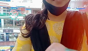 Cruel Telugu audio of hot Sangeeta's second  visit to mall's washroom,  this time for drop off to sleep her pussy