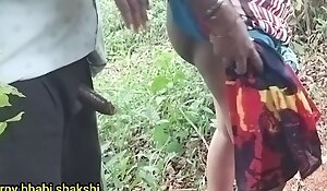 Horny bhabi xxx fuck while their familes are inside room fucking doggystyle outdoor garden