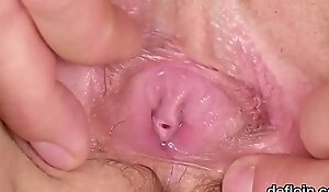 Natural legal duration teenager gapes depth twat and gets deflorated