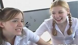 Micro jugged schoolgirl gives sopping blowjob and rails learn loathing advisable be beneficial to