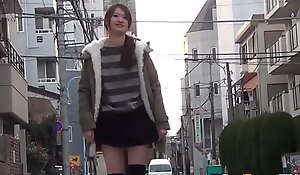 Japanese babe resembling her panties