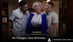 MODERN-DAY SINS - Librarian Dee Williams Has DP and ANAL CREAMPIE Verification Catching Students Wanking!