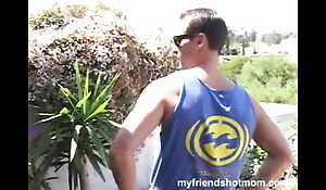 Mature MILF Foreigner Europe Takes the Flower Guy's Fertilizer hither the Mouth!
