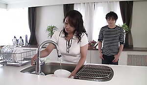 Ikumi Kondo - In burning desire in the area with stepmother