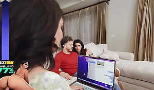 Seductive Sarah Arabic Lures Her Roomies' BF Buy A Steamy Fuck Session Right Behind Her Back - BRAZZERS