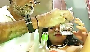 Aunty Enjoy sex her step uncle marinate cigarette, alcohol with fore play,Sexy aunty