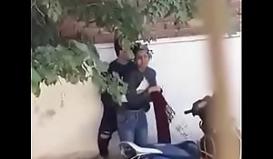 Indian clip fling - Streets - giving a kiss intercourse