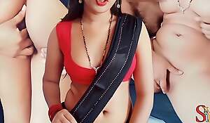 Cute Saree Bhabhi devar ke sath Ganda intercourse (Hindi Audio) cheating wife