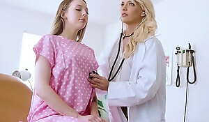 Teen getting finger by doctor lesbian