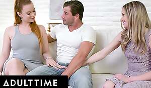 ADULT TIME - Cuckold Wife Madison Morgan Masturbates And Watches Husband Fuck Miniature Scarlett Sage