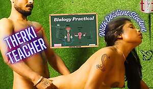 Teacher prevalent obedient student in Biology Practical class