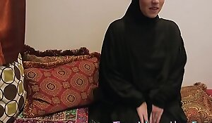 Real teens in hijabs ride chubby black cock