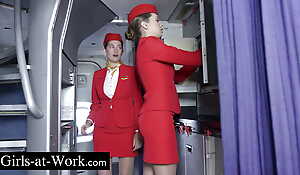 Quicky aloft be transferred to plane with be transferred to air hostess