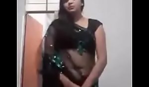 Low-spirited Desi Catholic Sexy regarding Saree