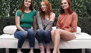 3 Redheads And One Unintended Ass Guy