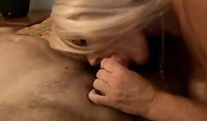 Diverting mature blonde Roxy likes to fuck younger guys