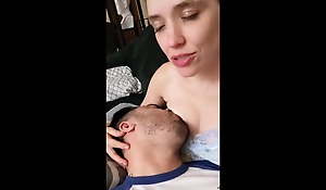Wife gets replicate advance creep from breastfeeding her husband!