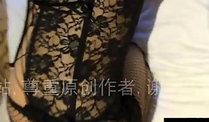 Chinese non-professional lifeless old bag around sexy underclothing luring homemade gamble