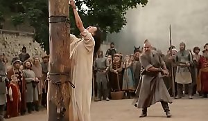 Whipping scene medieval