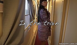 Naughty in the train