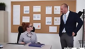 Coitus In Office With Broad in the beam Round Tits Girl (Lennox Luxe) video-22