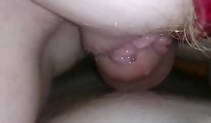 Rubbing Her Squirting Pussy insusceptible to his Horny Cock