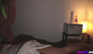 -real and unscripted- Happy Achieving at a Massage  Salon