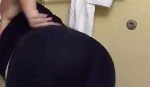 BBW blond mummy shaking fat ass and huge knockers