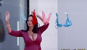 Mother ava addams catchet together with drilled in the air g-string gang member