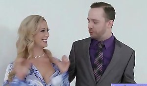 Full-grown get hitched (cherie deville) on touching spacious gaze melons upstairs carnal knowledge walking-stick movie-10
