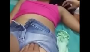 Sister enjoying brother's high-strung her pussy