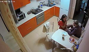 The Hottest Amateur Couple Has Quick Unending Action Here The Kitchen