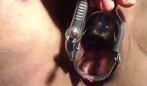 Speculum,show and touch my cervix shallow