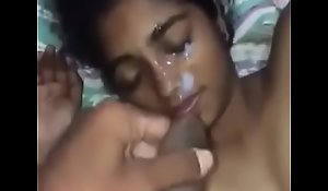 Desi legal age teenager sis ejaculation atop facet wide of fellow-clansman