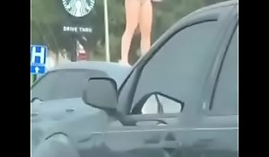 Crazy Bitch Nude On The Streets