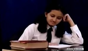 Horny Sexy Indian PornStar Babe as School girl Squeezing Big Boobs and masturbating Part1 - indiansex