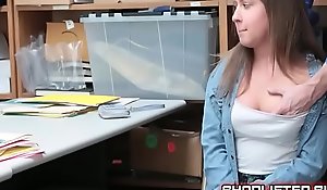 Teenager Brooke Blitheness Sucking Cop Penis On Spycam