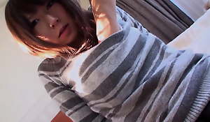 Japanese shy teen at one's fingertips casting with creampie fuck