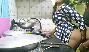 Indian bhabhi cooking in kitchen and screwing brother-in-law