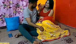 My Desi hot aunty has secret sex with their way unmarried devar!! Cum inside cum-hole