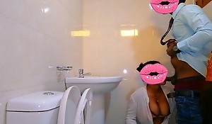 Quick Fuck Approximately A Hot, Sexy Girl in The Office Bathroom