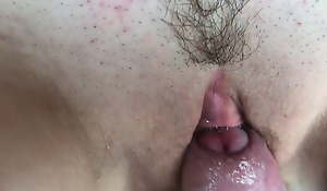 PLEASE cum inside me! I want to feel your hot sperm between my legs. Creampie. Sperm flowing out of the pussy. Close-up