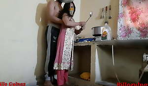 Part.1, indian stepsister cooking in kitchen and fucking with stepbrother