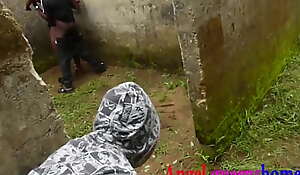 Okoro become man caught shacking up in the cassava farm and uncompleted building with her husband  brother
